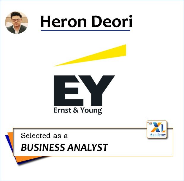 Heron Deori - Selected as Business Analyst at Ernst & Young